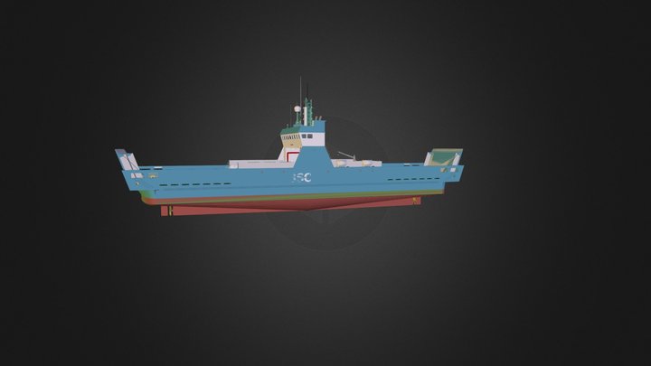 ASDP Ferry  3D Model