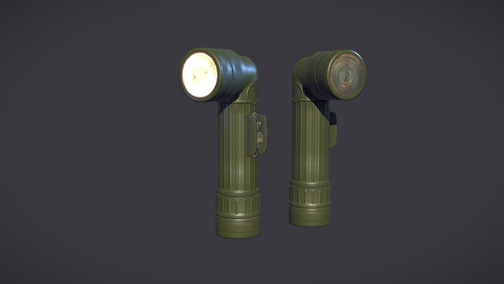 Anglehead Flashlight 3D Model