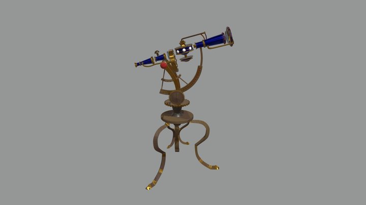 Telescopio 3D Model