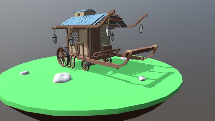 Cart Draft 3D Model