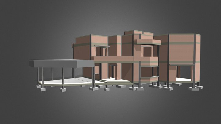 PROJETO ESTRUTURAL, ALVENARIA, COMPATIBILIZAÇÃO 3D Model