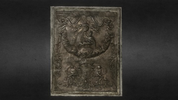 Panno d'argento della Madonna di Costantinopoli 3D Model