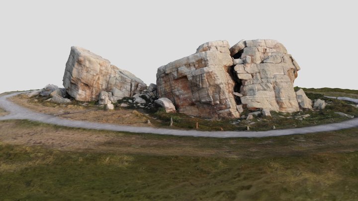 Okotoks Erratic 3D Model