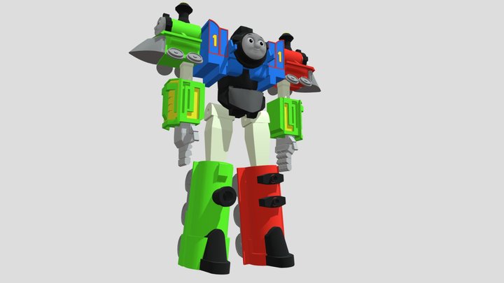 Thomas The Mech-A-Engine 3D Model