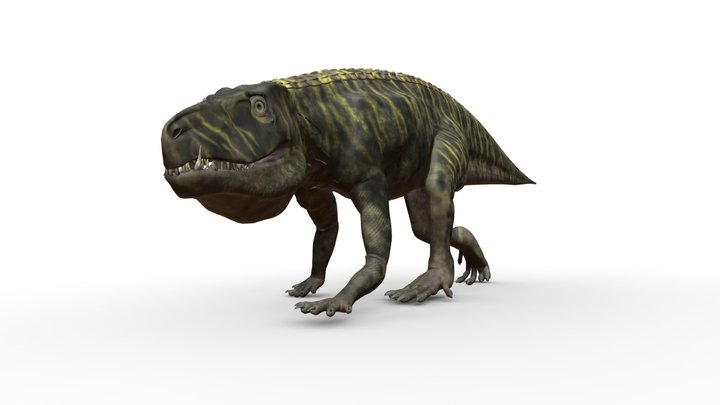 Dinoraul's Batrachotomus But It's Barinasuchus – Kostenloses 3D-Modell STL