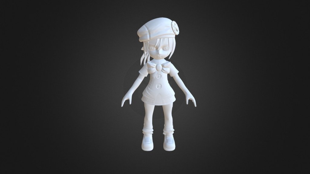 3D Scout Girl