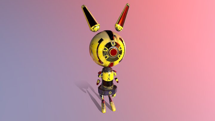 D-rabbit 3D Model