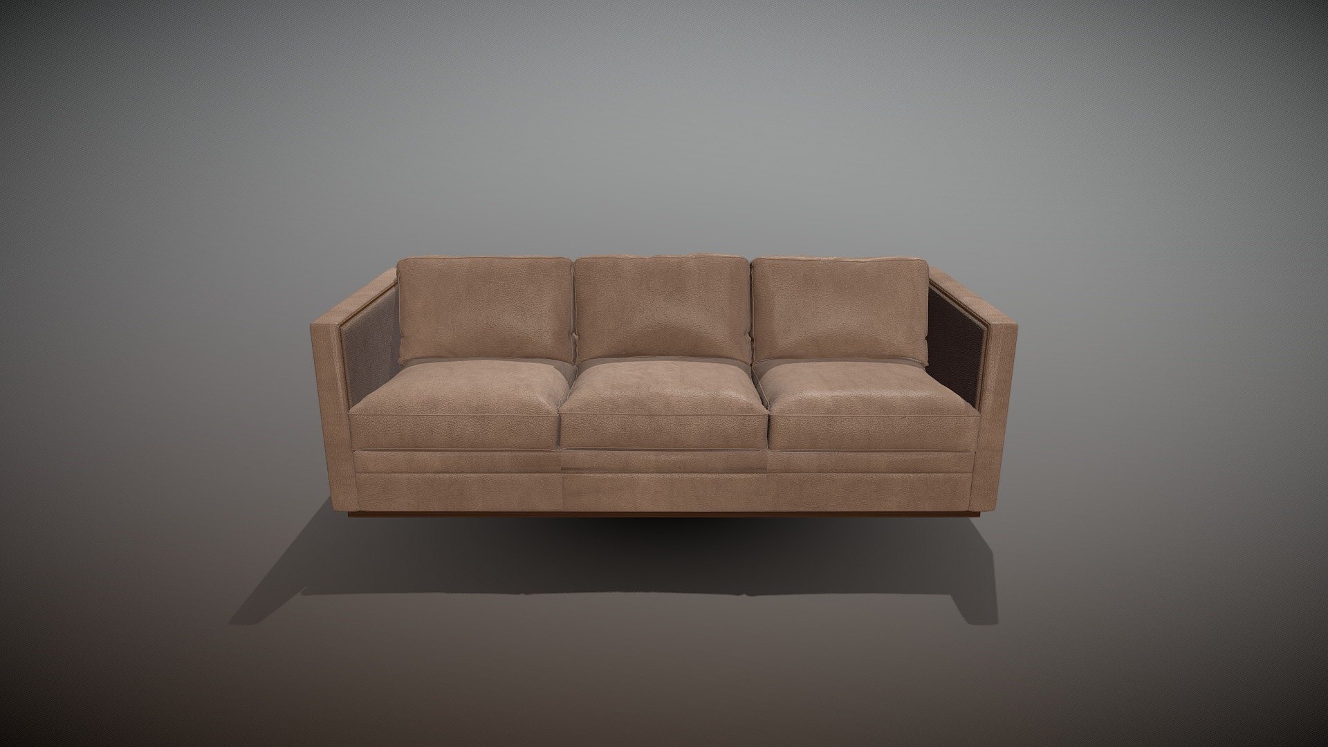 Couch 3d Model - 3d Model By Manirajsingh.p [7a057b7] - Sketchfab