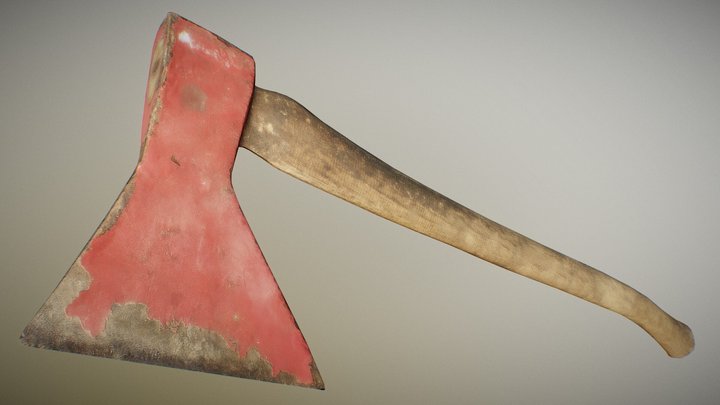 Hay Axe (free - photoscan - game ready) – Modèle 3D gratuit STL