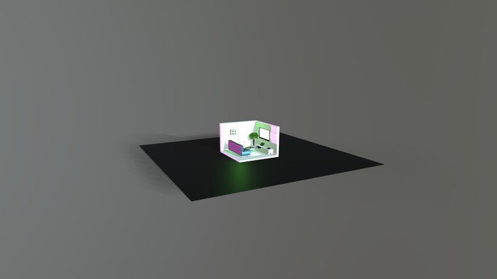 LIVING ROOM 3D Model