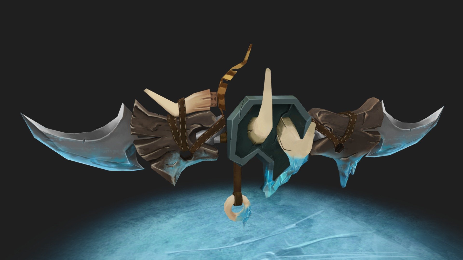 Glaive of the Glacial Winds - WoW Inspired