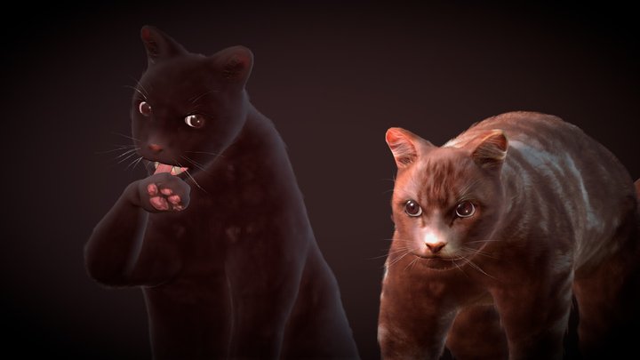 Cat named Maggie – Modelo 3D gratuito STL