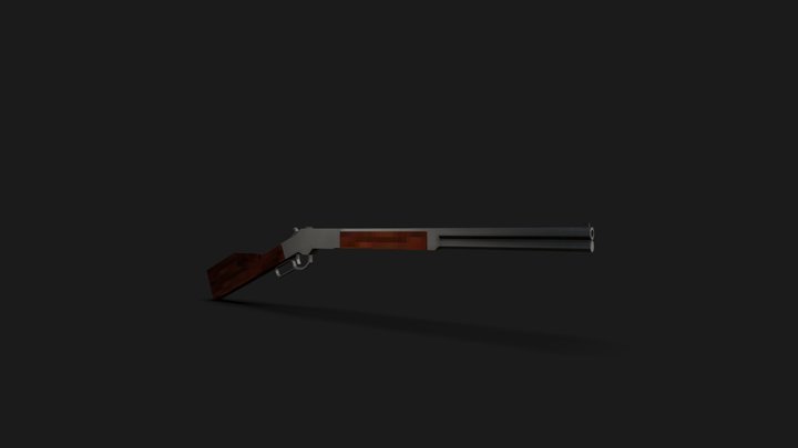 Minecraft Winchester 1873 Free Model 3D Model