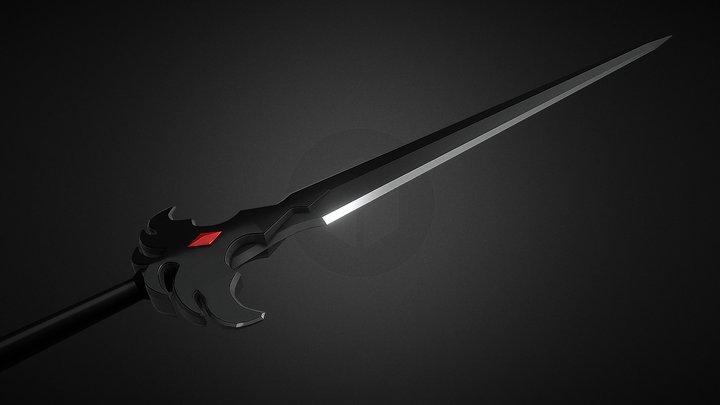 Night Sky Sword 3D Model