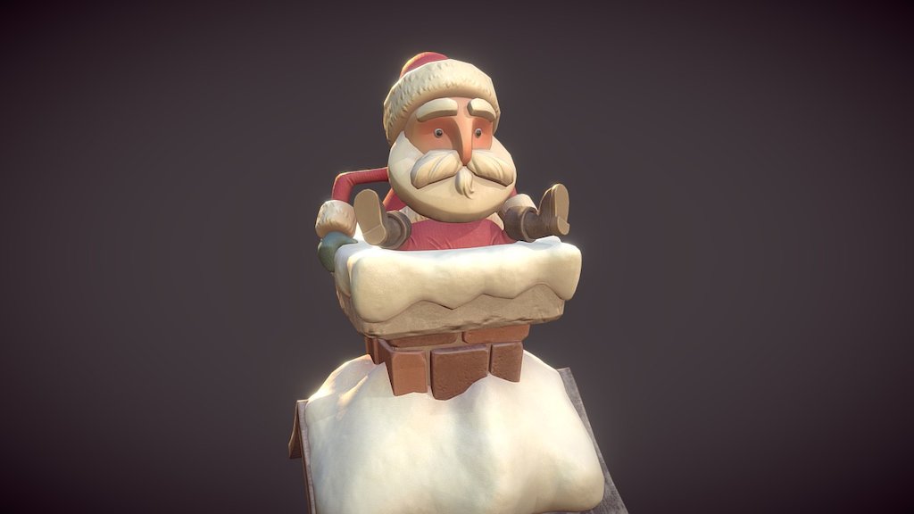 Santa - 3D model by roguenoodle [7a0860b] - Sketchfab