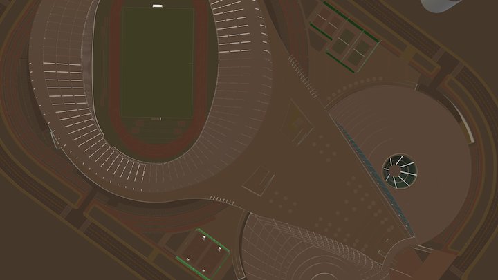 Grand Stadium 018 FBX 3D Model
