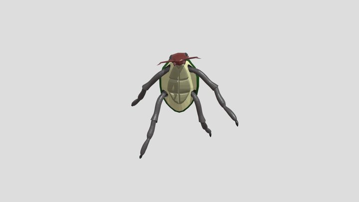 Animated Repticect 3D Model