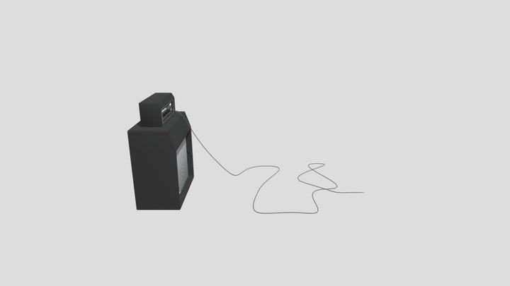 Fortnite 4030 Guitar Amplifier Half Stack 3D Model