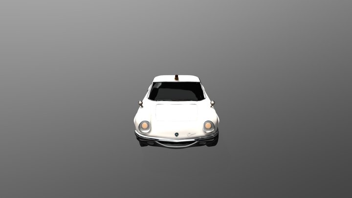 Mazda cosmo 1967 Police (HIROSHIMA PREFECTURE) 3D Model