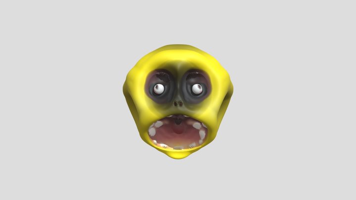 Surprised emoji 3D Model