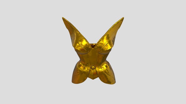Golden Winged Armor 3D Model