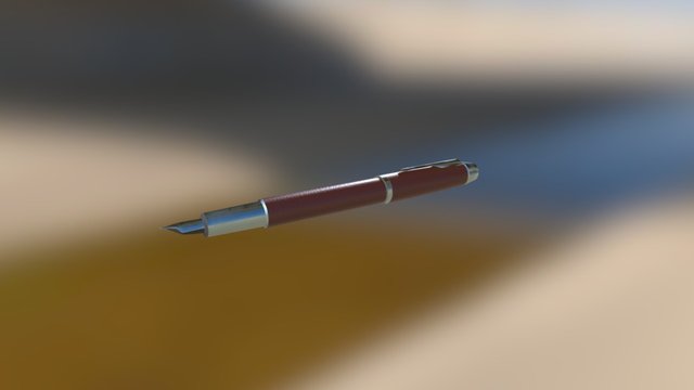 Old Pen 3D Model