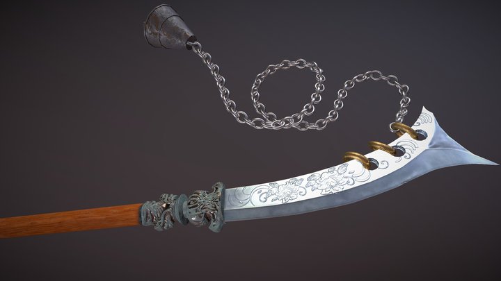 Naginata 3D Model