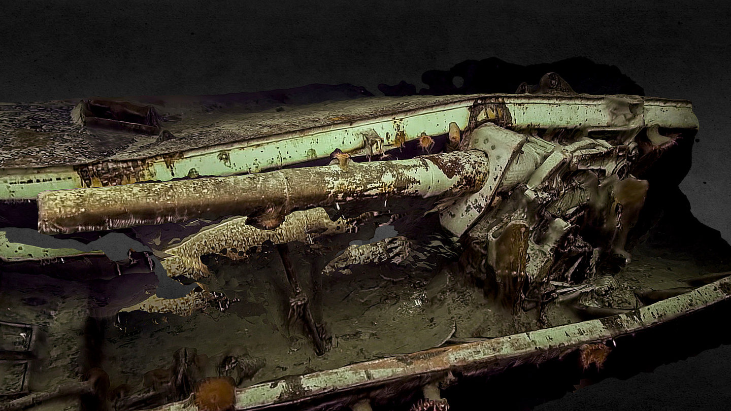 HMAS Sydney II - Underwater from ROV