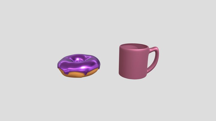 Project 1.5- Metalic Donut 3D Model