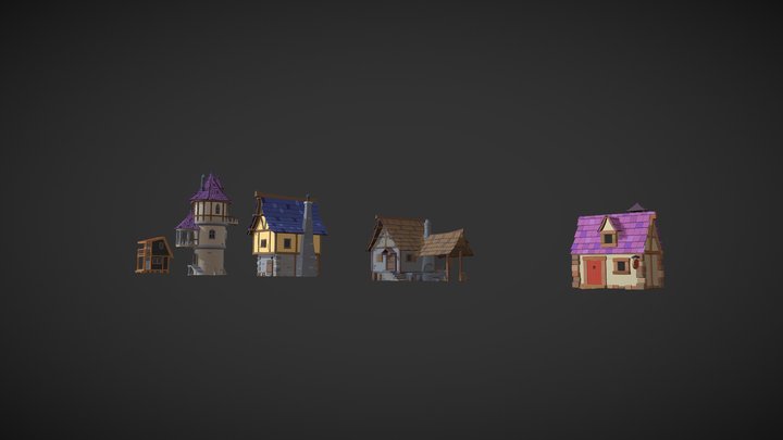 HW - 5. Colorize five models 3D Model