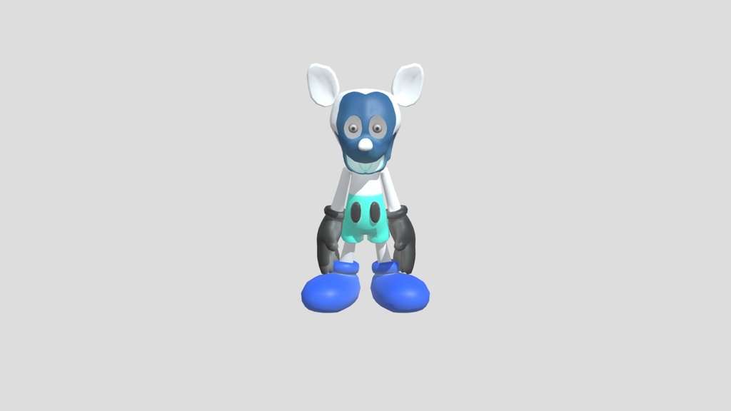 Photo Negative Face With legs
