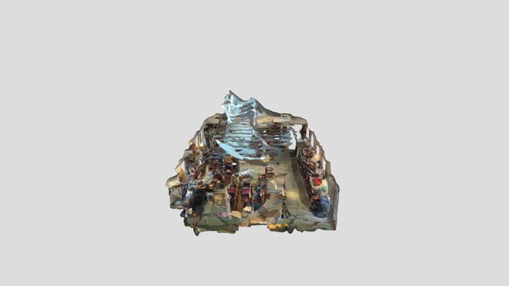 Inside Studio Cropped 3D Model