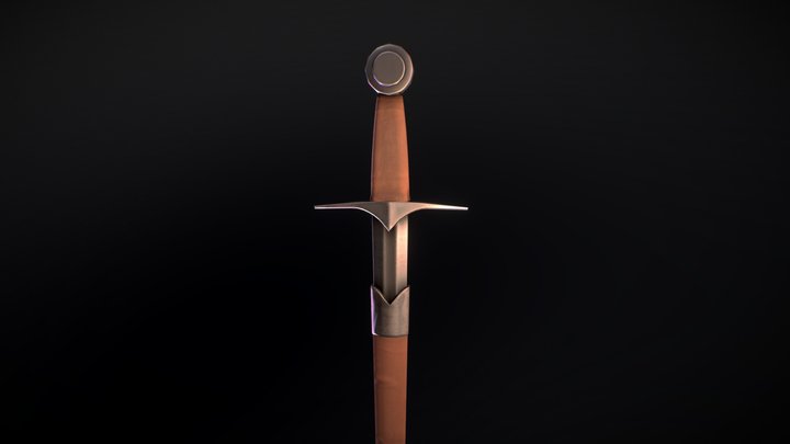 Medieval arming sword 3D Model