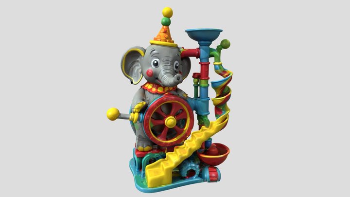 Whirl-Ephant - toy – Modèle 3D gratuit STL