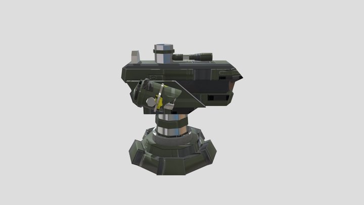Turret goes pewpew 3D Model