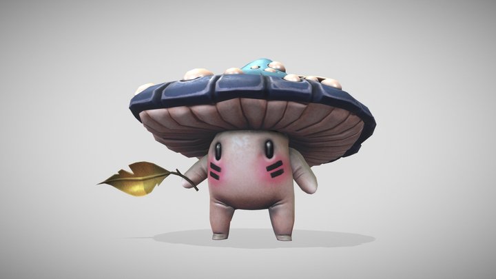 Shroomkin Animation 3D Model