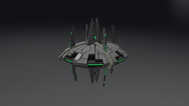 UFO 2 3D Model