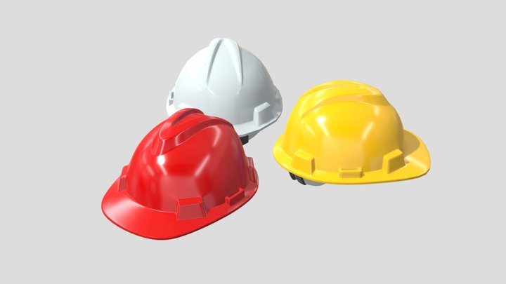Safety Helmet 3 3D Model