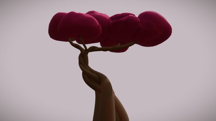 Big Pink tree 3D Model