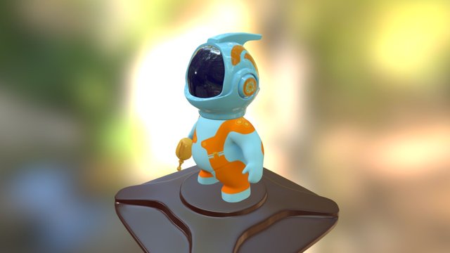 The happy space cadet. 3D Model