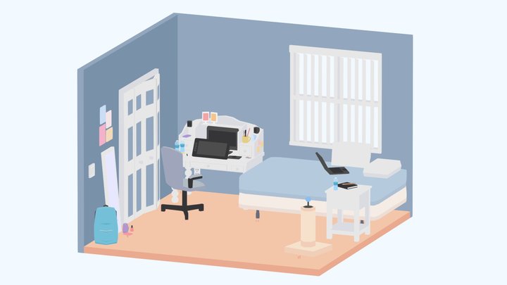 My Bedroom 3D Model