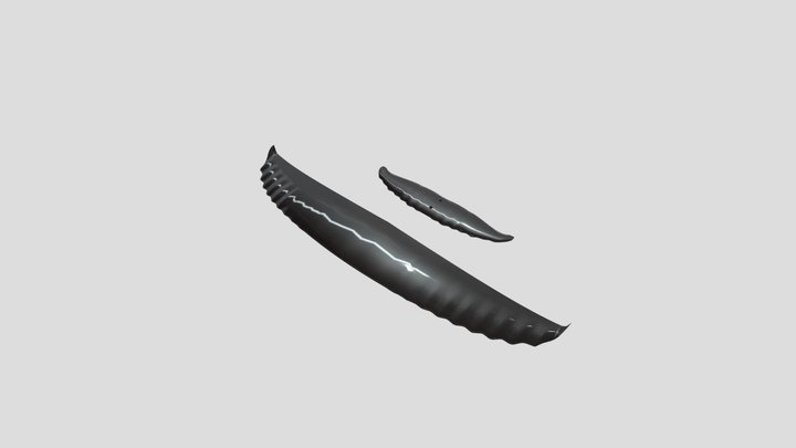 hydrofoil tubercles wing 3D Model