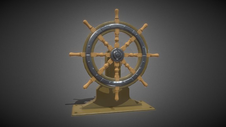 ShipWheel 3D Model