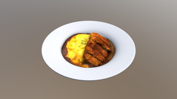 CurryRice 3D Model