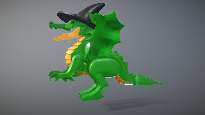 LEGO Henry Dragon 3D Model