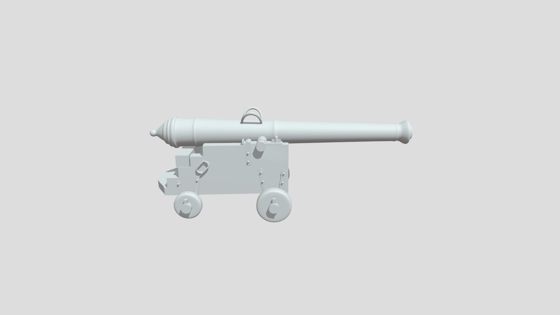 High Poly Cannon