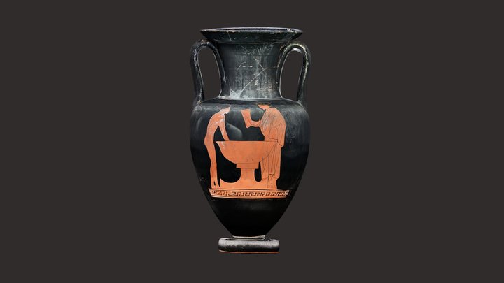 Attic amphora 3D Model