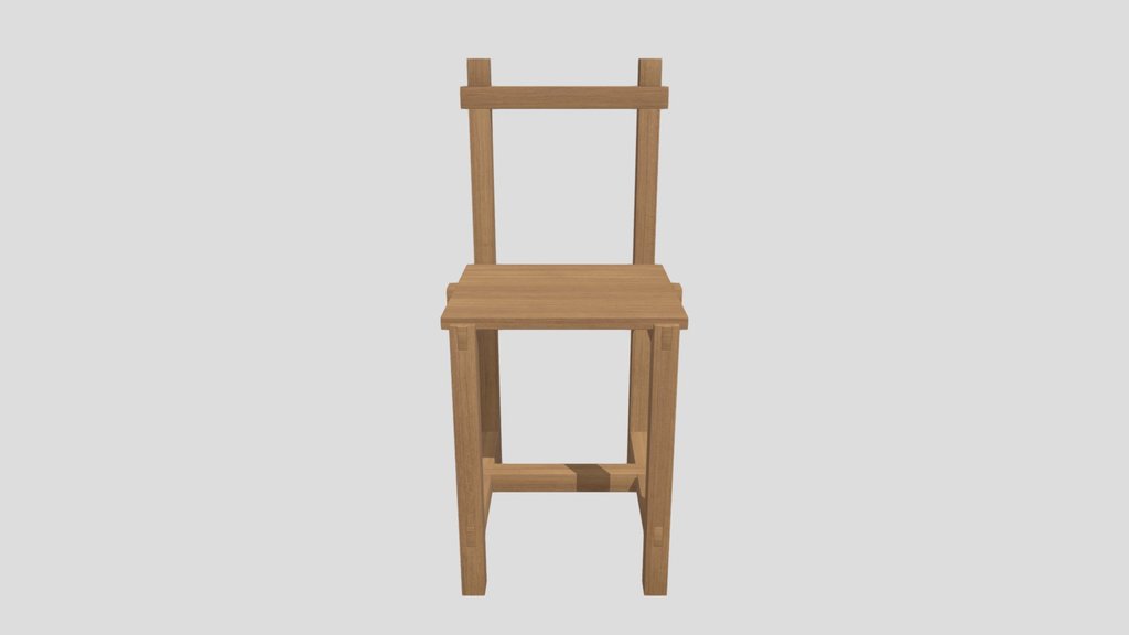 Handmade Wooden Chair 40x40x90