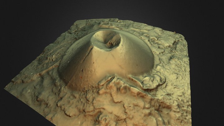 Volcán Paricutin 3D Model