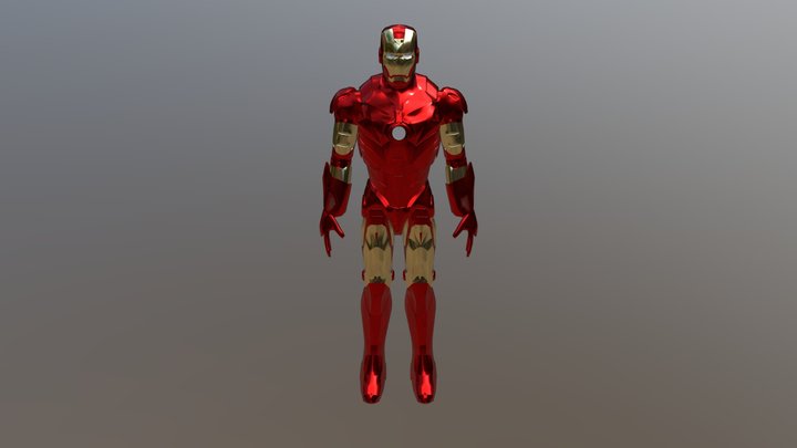 Mi propio diseño de Iron Man 3D Model